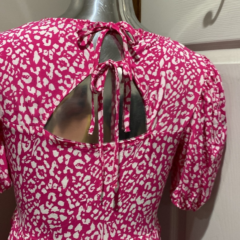 COPY - Zara - Pink & White Mink Dress - Picture 7 of 7